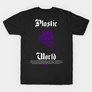 PLASTIC WORLD PURPLE T-Shirt